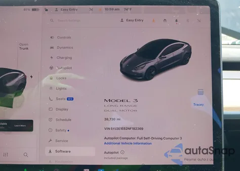 2022 Tesla Model 3 Long Range Dual Motor All-Wheel Drive из США, поврежденный, VIN 5YJ3E1EB2NF182369